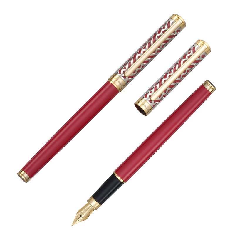 【Chris&Carey】Creator 创作者系列(赠刻字) / 珠光红钢笔 - 钢笔 - 其他金属 红色