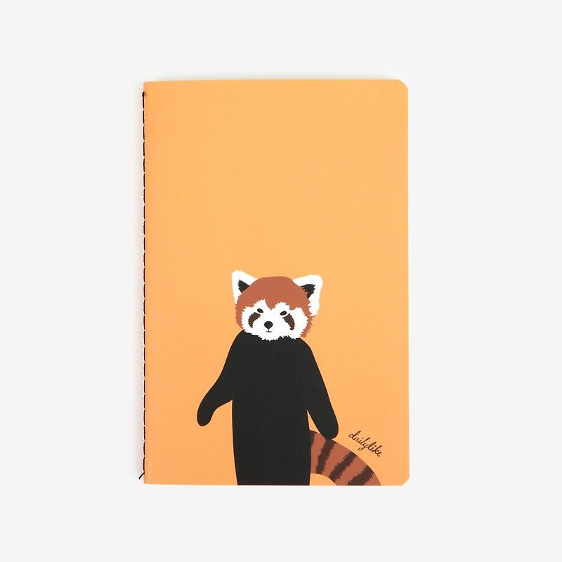 Dailylike 随手记事空白口袋笔记本-05红熊猫,E2D49153 - 笔记本/手帐 - 纸 卡其色