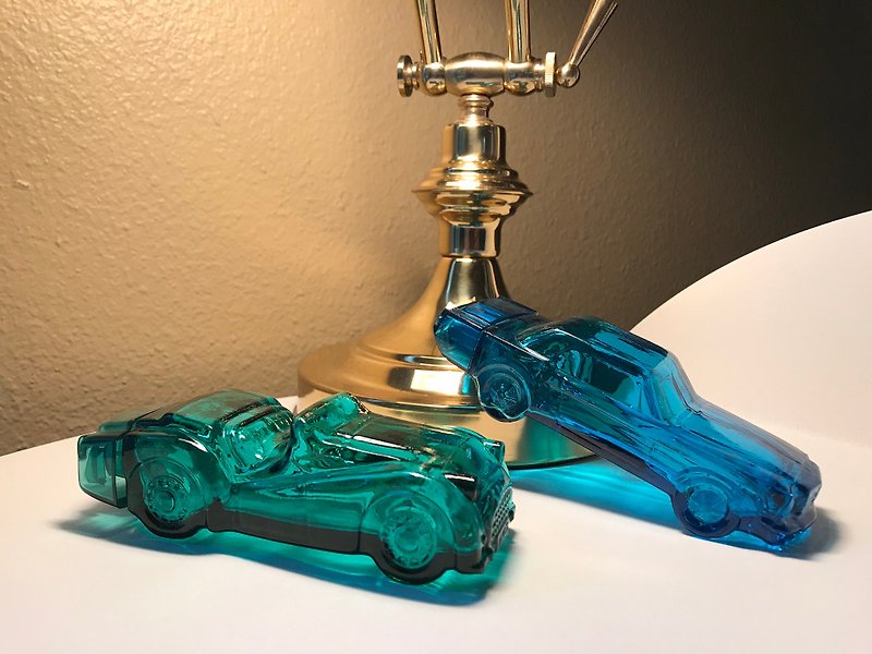 古龙水瓶子 古董车们 - 摆饰 - 玻璃 绿色