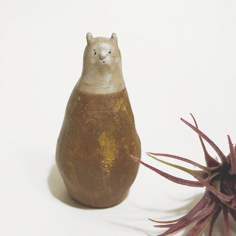 ［手感陶作］皮斯咔 - 花瓶/陶器 - 陶 咖啡色