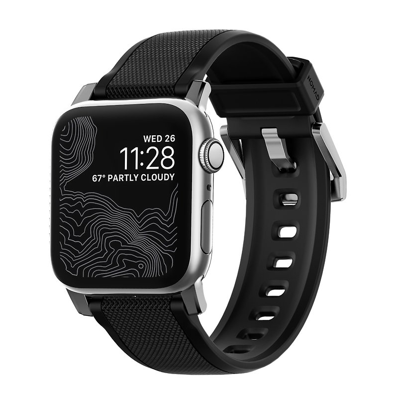 美国NOMAD (Apple Watch专用超坚固硅胶表带)-银 (856504004866) - 其他 - 硅胶 灰色