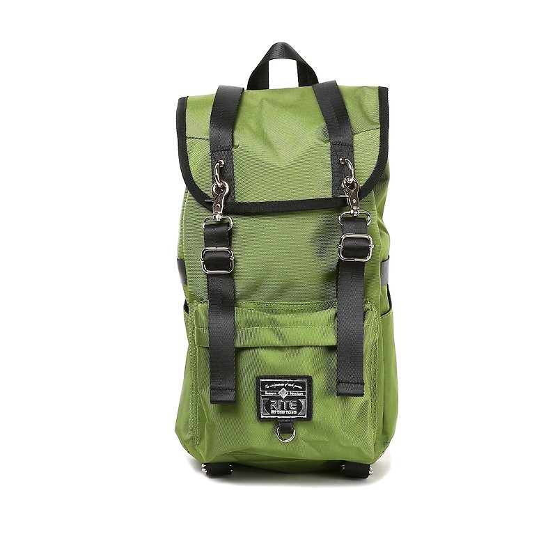 2016RITE 军袋包(M)║尼龙军绿║ - 后背包/双肩包 - 防水材质 绿色