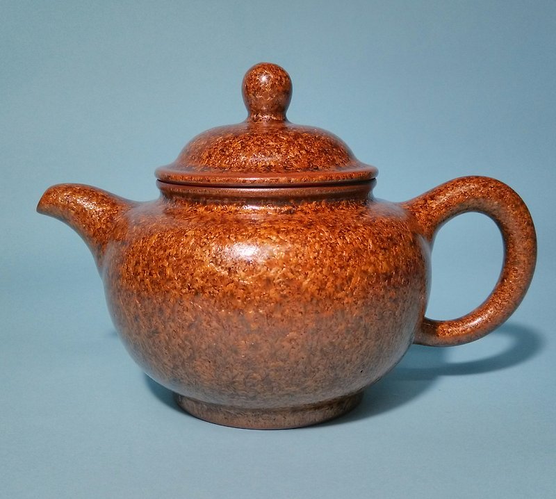 金丝楠木釉茶壶 - 茶具/茶杯 - 陶 金色