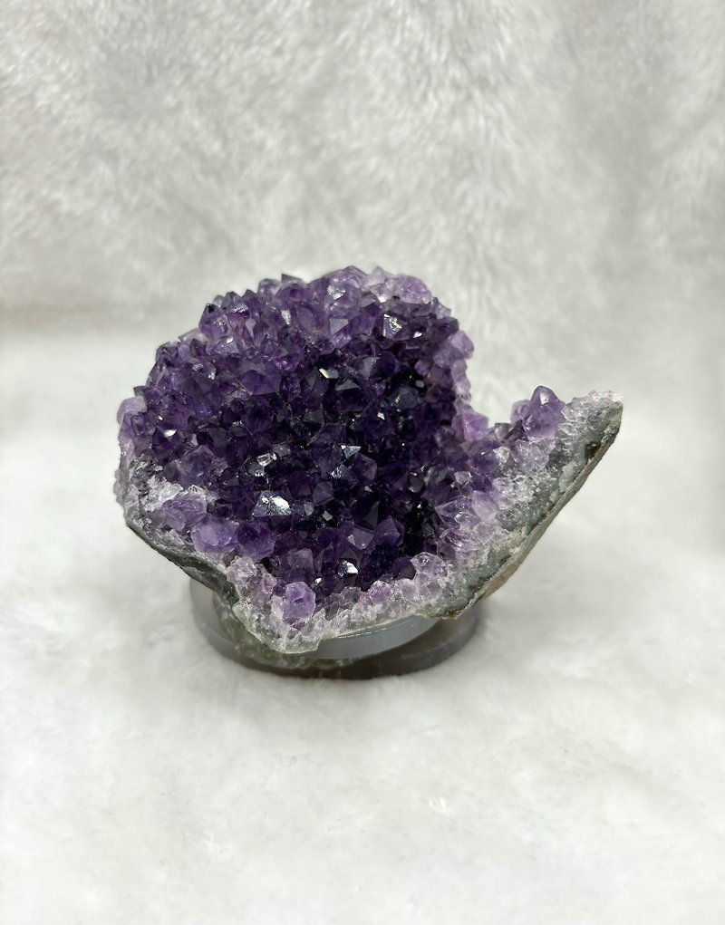 *自然馈赠 + 灵性* 天然巴西紫水晶摆件 Natural Amethyst - 摆饰 - 水晶 紫色
