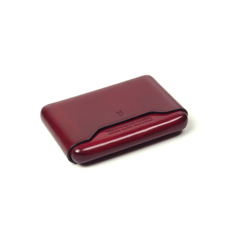 Name card leather case /Oxide RED - 名片夹/名片盒 - 真皮 红色