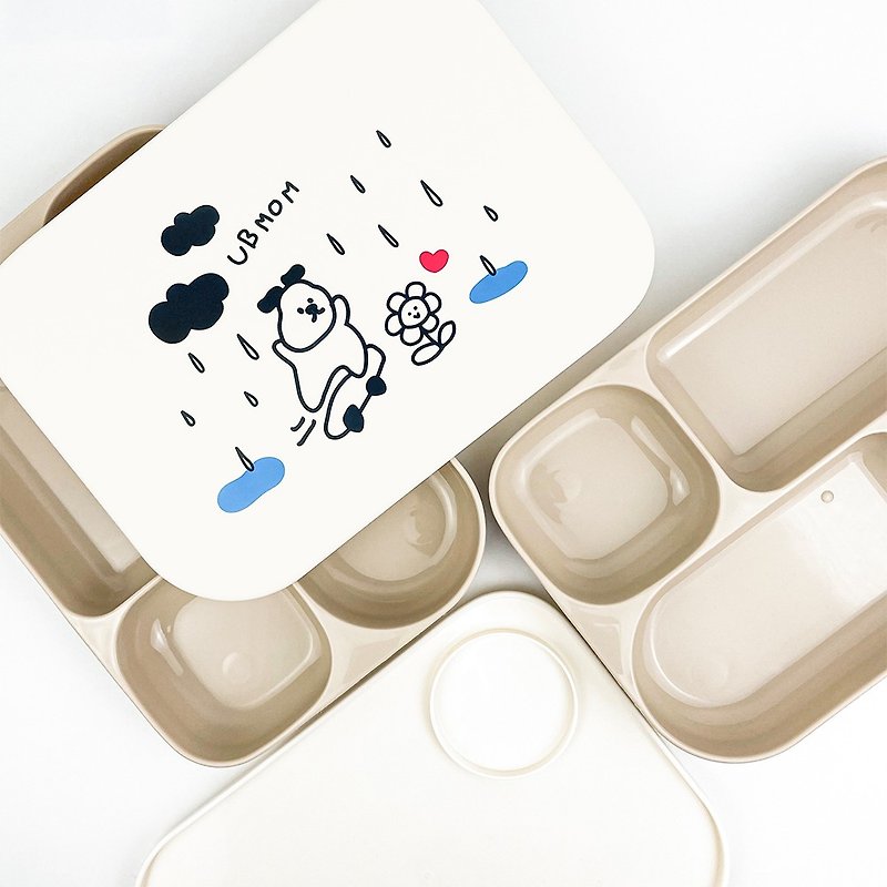 【韩国UBMOM】 携带式PP分隔餐盘 - 儿童餐具/餐盘 - 塑料 