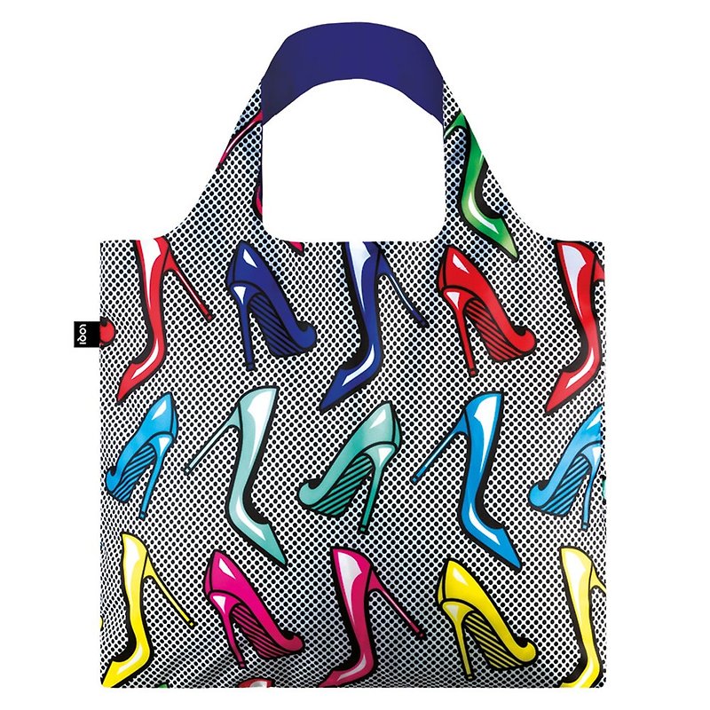 LOQI 购物袋-高跟鞋 POHI - 侧背包/斜挎包 - 聚酯纤维 灰色