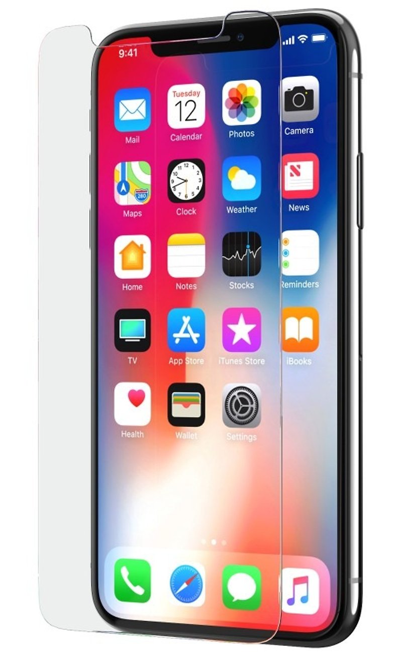 Tech21 超冲击Evo Glass iPhone X 防撞屏幕保护贴-5055517385633 - 手机壳/手机套 - 玻璃 透明