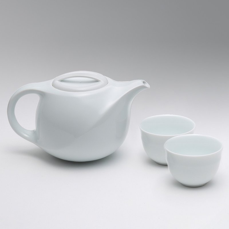 不二堂│丝路茶壶茶杯组 (白瓷) - 茶具/茶杯 - 瓷 白色