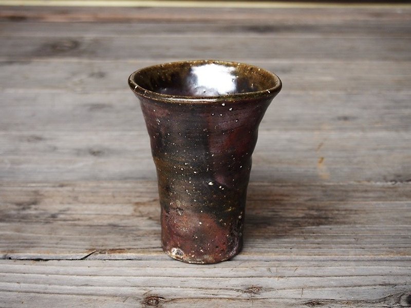 備前 麦酒呑み（中）＿b2-013 - 花瓶/陶器 - 其他材质 咖啡色