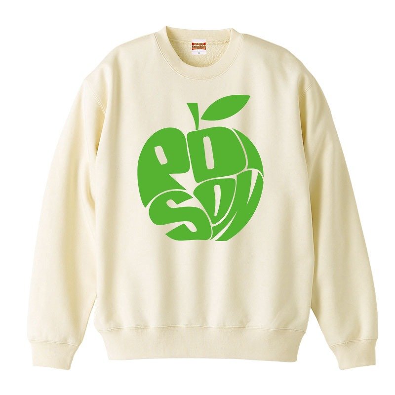 [スウェット] 毒リンゴ green - 男装上衣/T 恤 - 棉．麻 