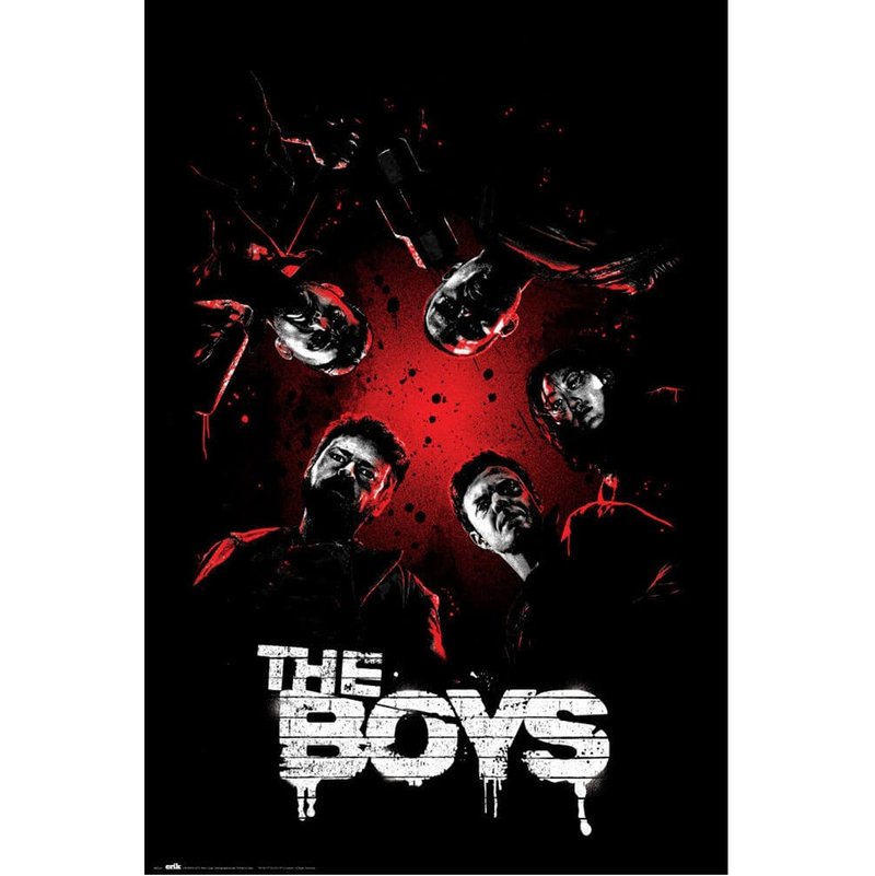 【黑袍纠察队】 The Boys 全员集合 进口海报 - 海报/装饰画/版画 - 其他材质 黑色