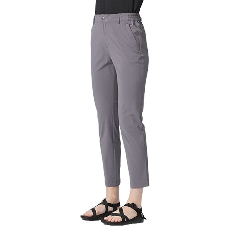 【Wildland 荒野】弹性COOLMAX透气抗UV机能裤 0B21323-117矿石岩 - 女装长裤 - 聚酯纤维 灰色
