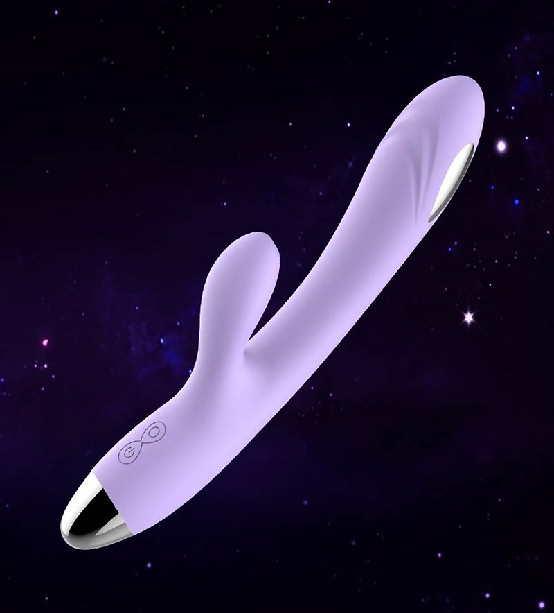 LIBO-紫精灵 震动棒异地遥控电击脉冲女用按摩棒 智能版 - 情趣用品 - 硅胶 紫色