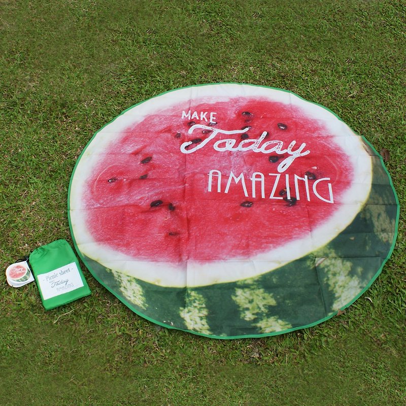 【DESTINO STYLE】日本仿真水果野餐垫 海滩垫 - 野餐垫/露营用品 - 聚酯纤维 