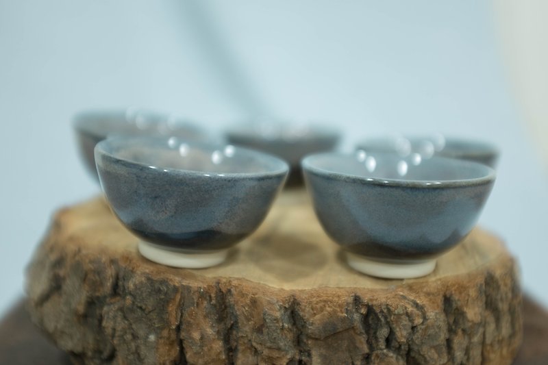 物语系列 --- 夏/异谈 --- 岚 - 茶具/茶杯 - 瓷 蓝色