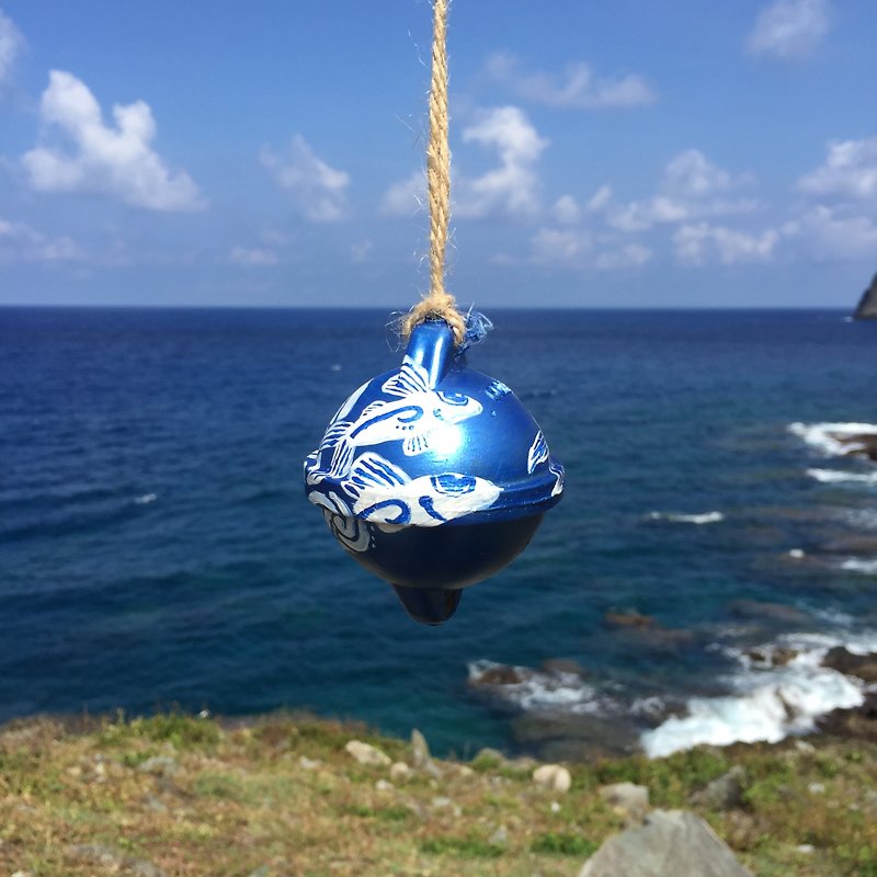 飞鱼图腾 / 浮球彩绘 / 浮球 - 摆饰 - 塑料 蓝色