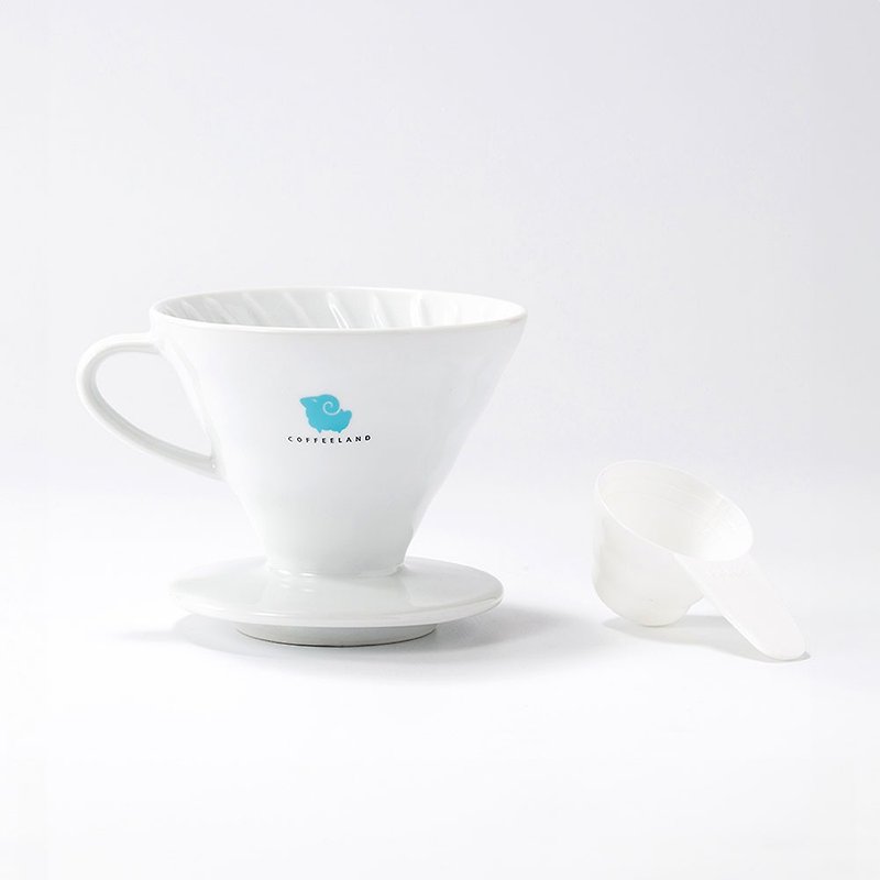 小羊陶瓷滤杯 - 咖啡壶/周边 - 瓷 白色