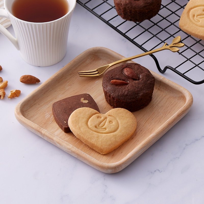 喜憨儿。甜蜜礼盒A(巧克力甜心+饼干) - 手工饼干 - 新鲜食材 