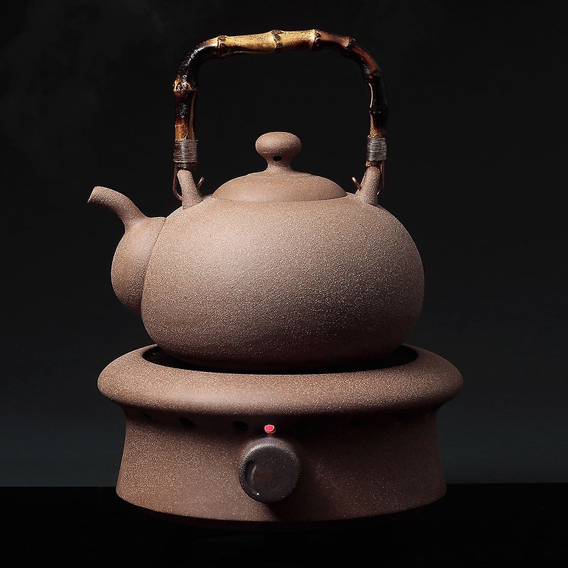 陶作坊│一式烧水壶电陶茶炉组(不含木柜) - 厨房用具 - 其他材质 咖啡色