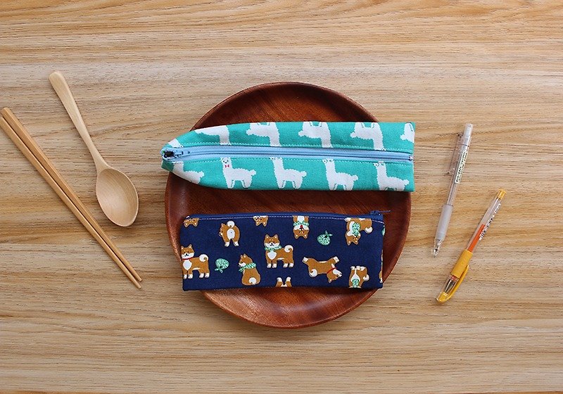 自己搭配:笔袋 + 环保筷袋组合贩售 - 筷子/筷架 - 棉．麻 