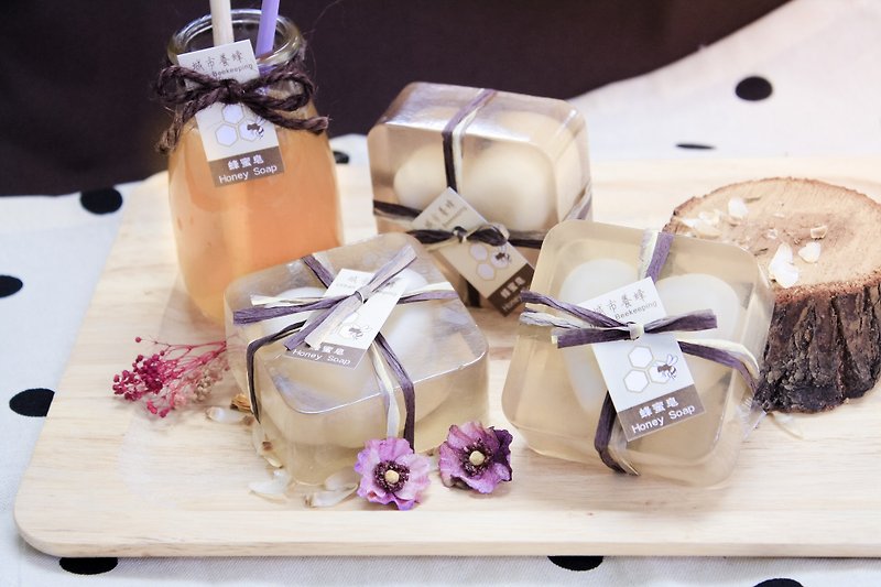甜心蜂蜜皂─檀香蜂蜜手工皂(棕色) - 肥皂/手工皂 - 纸 