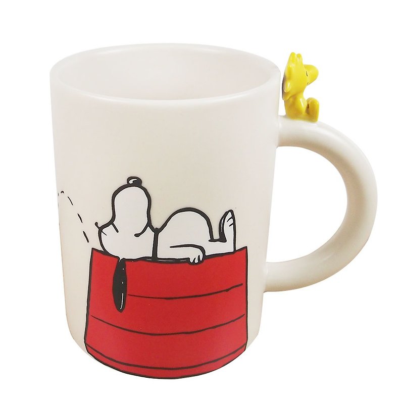 Snoopy造型马克杯-躺在红屋上【Hallmark-Peanuts史努比马克杯 】 - 咖啡杯/马克杯 - 瓷 多色
