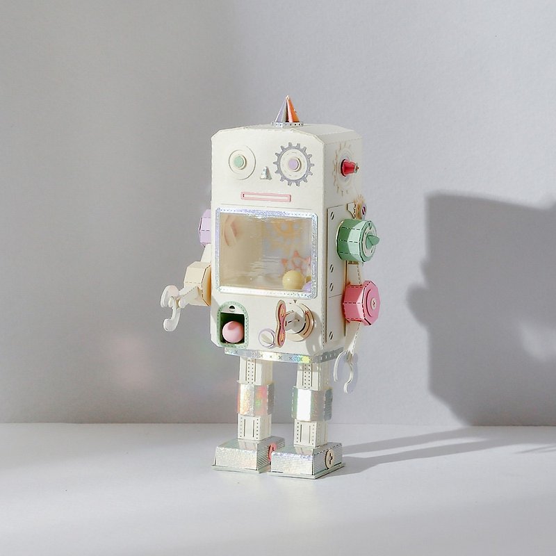 【纸风景】扭蛋机器人 纸雕DIY材料包 | 9257005 Jeantopia - 木工/竹艺/纸艺 - 纸 