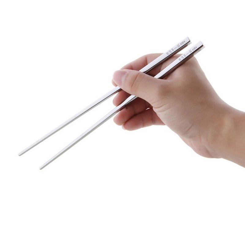 【316不锈钢】全不锈钢筷 四方筷 台湾第一筷 #316 - 筷子/筷架 - 不锈钢 银色