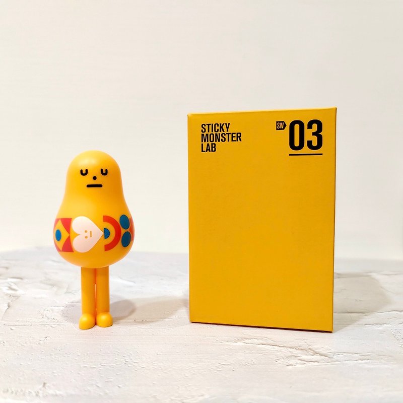 黏黏怪物研究所 SML WONDER EXPO展览限定公仔03 - 玩偶/公仔 - 塑料 黄色