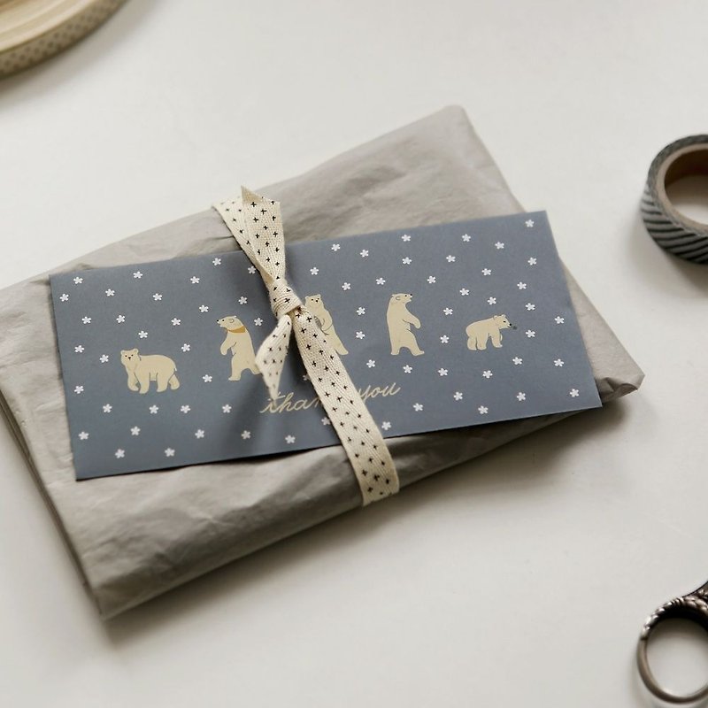 Dailylike-包装纸袋-迷人信封袋组(5入)-05 北极熊,E2D41270 - 包装材料 - 真皮 蓝色