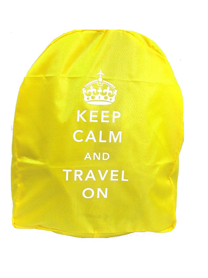 英伦风格背包防光套 - 黄色 - 行李箱/行李箱保护套 - 防水材质 黄色