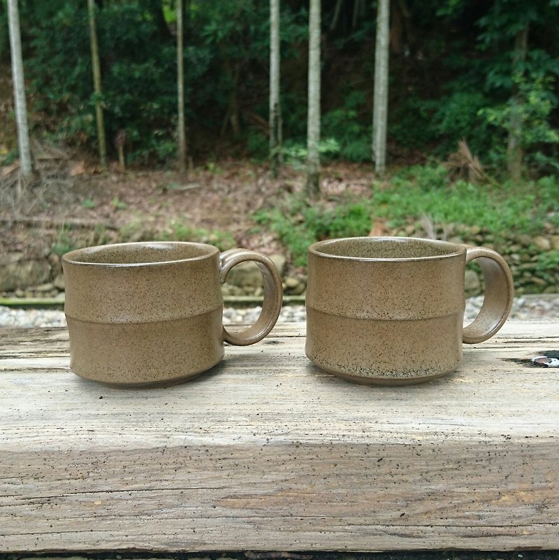 【添兴窑】竹碳陶系列_B.C.马克杯 - 咖啡杯/马克杯 - 陶 