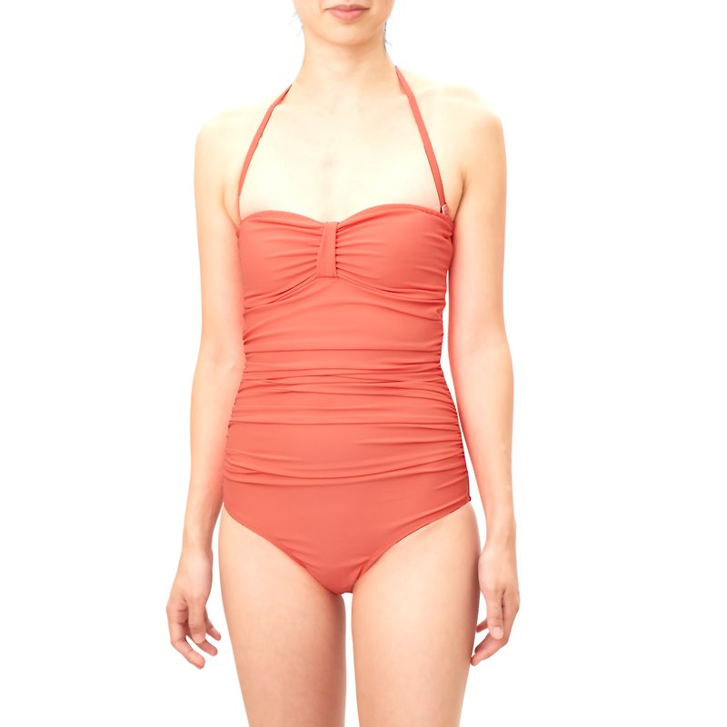 ABIGAIL 智能修身泳衣 - 女装泳衣/比基尼 - 聚酯纤维 红色