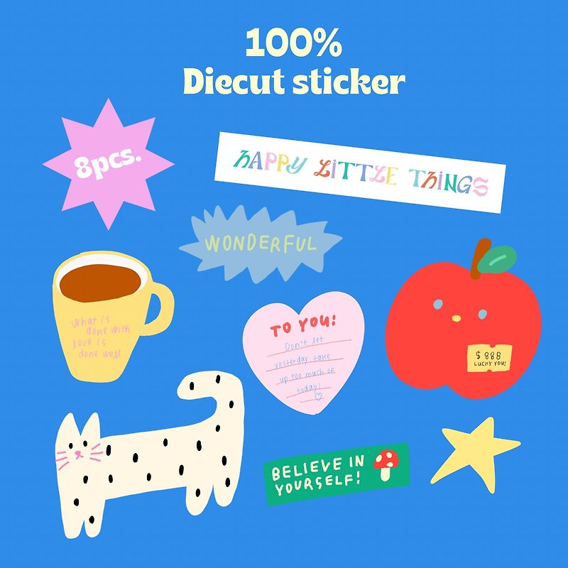 To yourself sticker pack - 贴纸 - 其他材质 白色