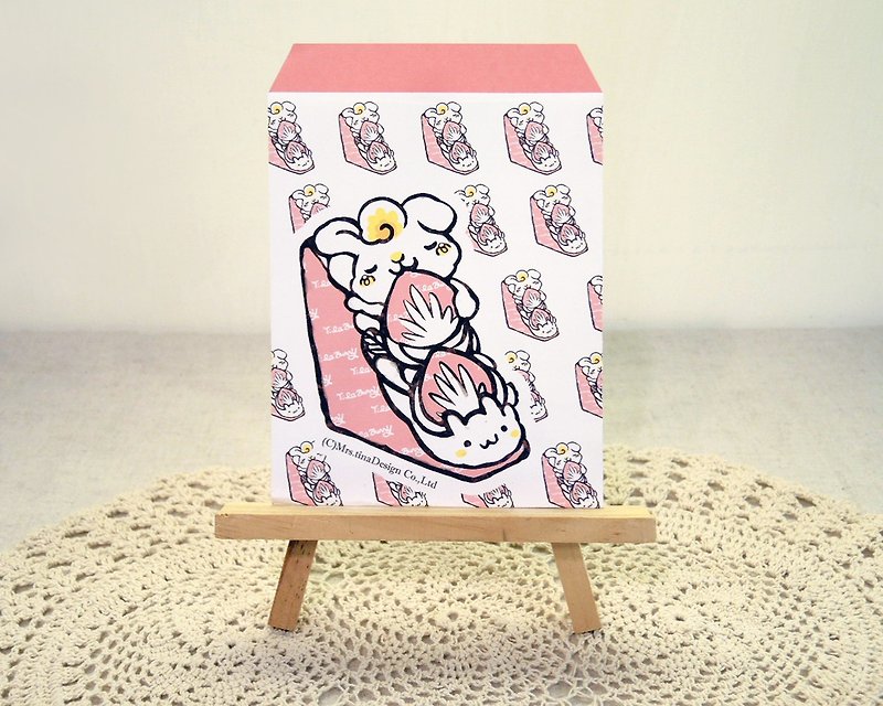 礼品袋-草莓兔2.0信封(小) - 信封/信纸 - 纸 粉红色