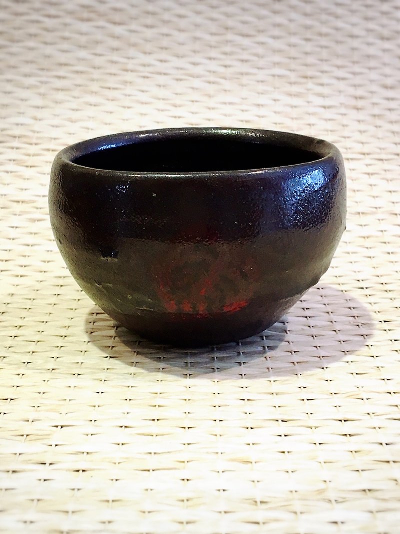 仲宗老师 黑红釉杯 - 茶具/茶杯 - 陶 