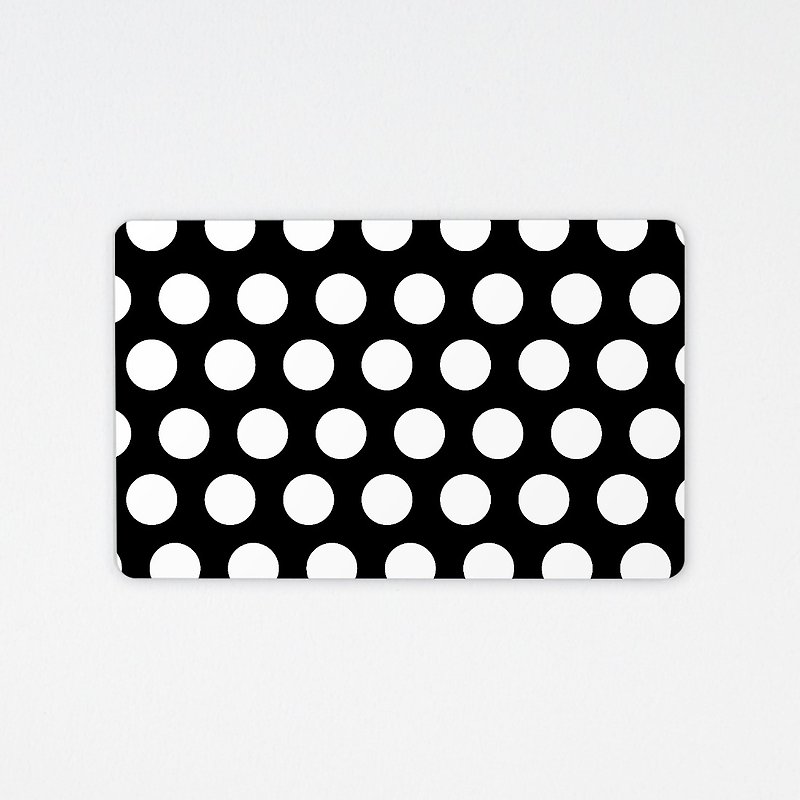 黑白圆点｜晶片悠游卡（非卡贴） - 其他 - 其他材质 黑色