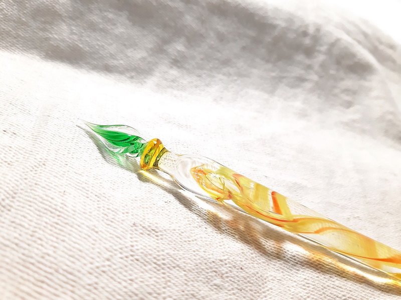 柚子林琉璃 - 迷幻森林系列 - 丰收 - 琉璃笔 - 沾水笔 - 蘸水笔 - 琉璃 多色