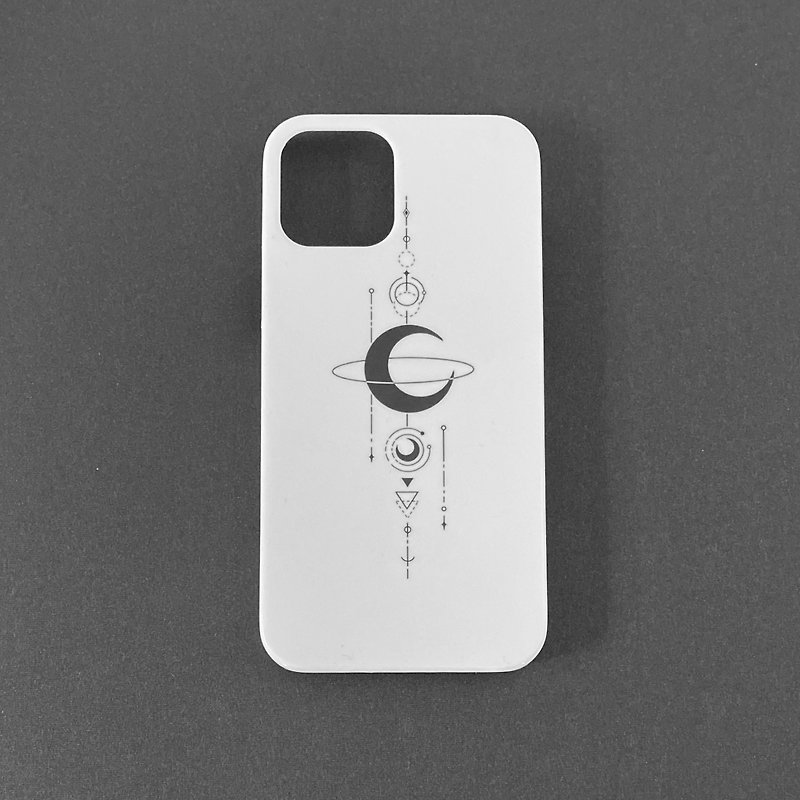 Moon Fortress スマホケース 月 iPhone - 手机壳/手机套 - 塑料 白色