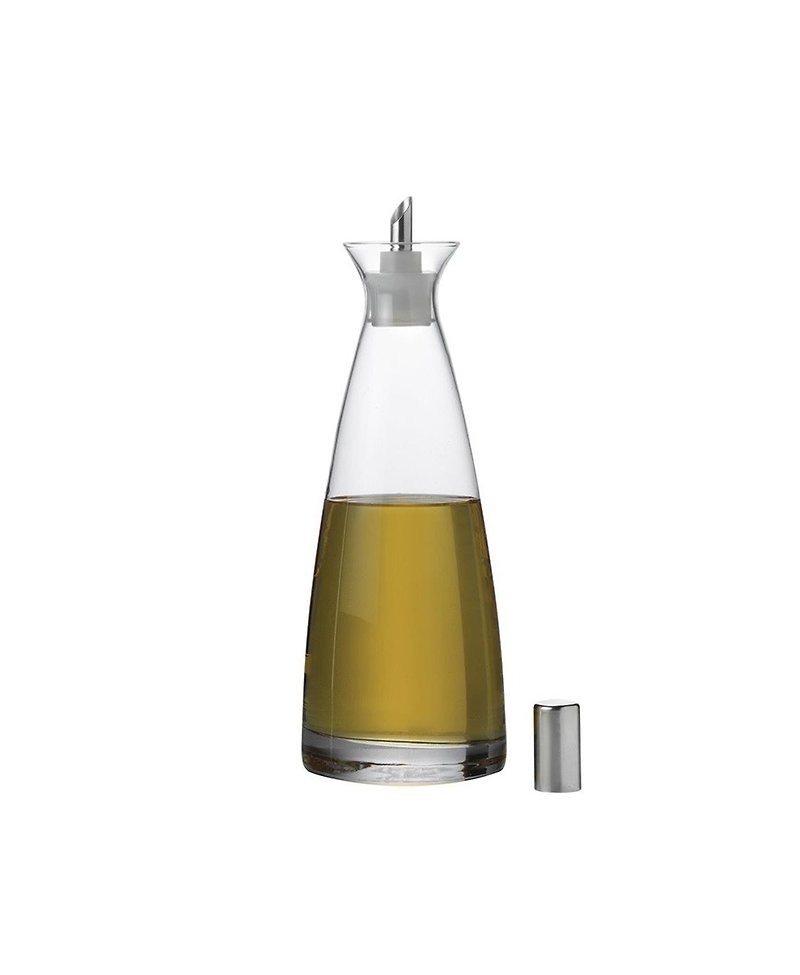 英国Rayware简约风格手工玻璃圆弧轮廓厨房调味油罐/油瓶礼盒组 - 调味罐/酱料瓶 - 玻璃 透明