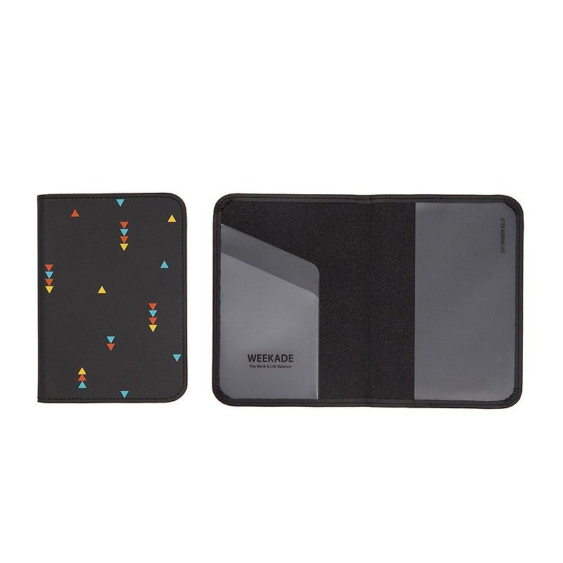Antenna Shop 箭头小山旅游护照夹-黑,ATS95964 - 护照夹/护照套 - 塑料 