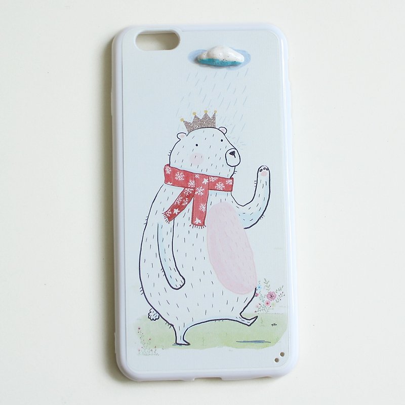 白熊王，北极熊手机壳/保护套 - iPhone (SE/5/5s, 6/6 plus, 7, 7plus) - 手机壳/手机套 - 其他材质 白色