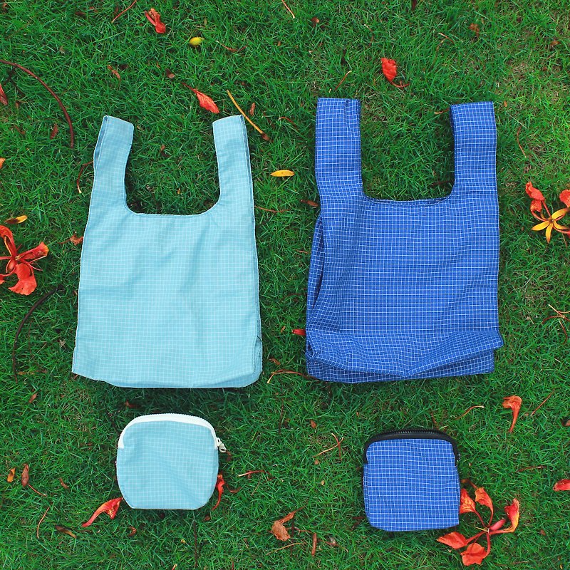 再见小塑！最适合装食物的环保袋《八两袋》 - 手提包/手提袋 - 防水材质 蓝色