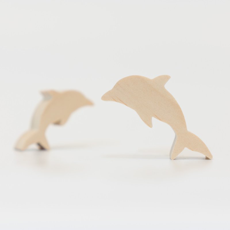 wagaZOO厚切造型积木 海洋系列－海豚、海马、鲸鱼 - 摆饰 - 木头 卡其色