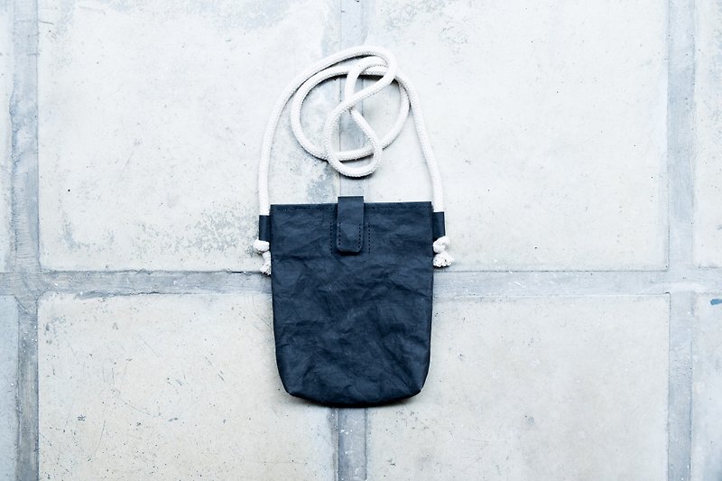 【纸造可能】 素色simple n natural系列 小物袋 (黑色)  - 侧背包/斜挎包 - 纸 黑色