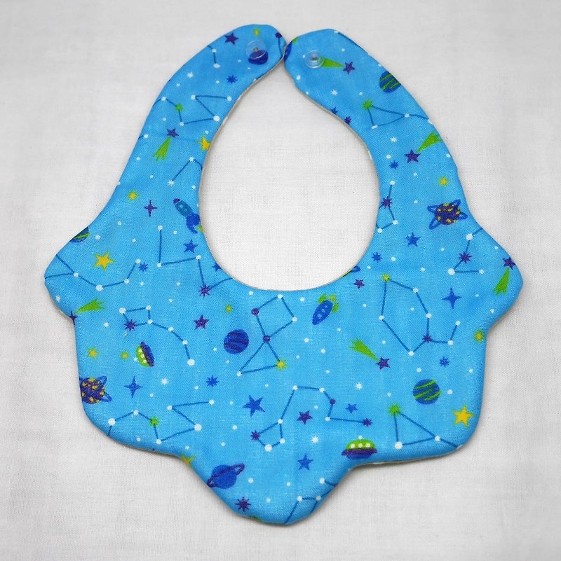 Japanese Handmade 8-layer-gauze Baby Bib - 其他 - 棉．麻 蓝色