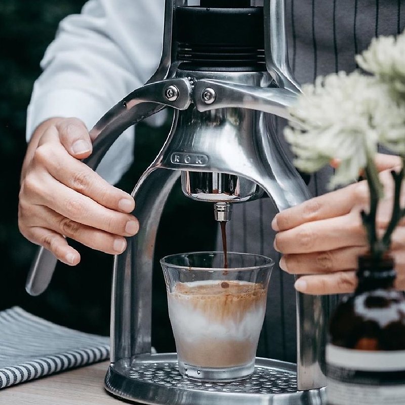 【英国】ROK Espresso Maker 手压式萃取义式浓缩咖啡机 (闪电银) - 咖啡壶/周边 - 铝合金 银色