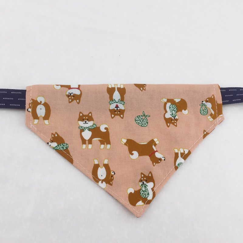 宠物三角巾--shiba 柴犬图案 - 衣/帽 - 棉．麻 