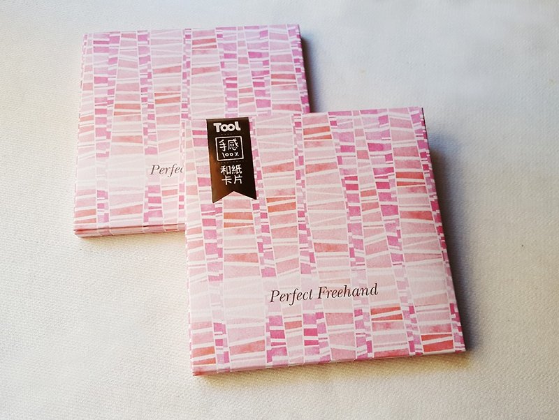 【Pinkoi严选】和纸卡片组-Chunk Fuchsia/  47130 - 卡片/明信片 - 纸 
